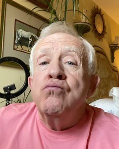 Leslie Jordan on Instagram: "I think I just lost a few years off my life — I almost had a heart attack. @iamcardib, you can’t be kissing me with that dirty mouth."