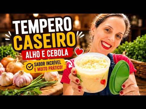 TEMPERO CASEIRO FÁCIL | APENAS 2 INGREDIENTES! #temperocaseiro