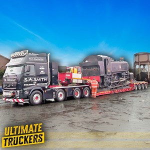 These truckers are tasked with moving the last surviving GWR steam train, a 55-tonne piece of history! | Ultimate Truckers TV