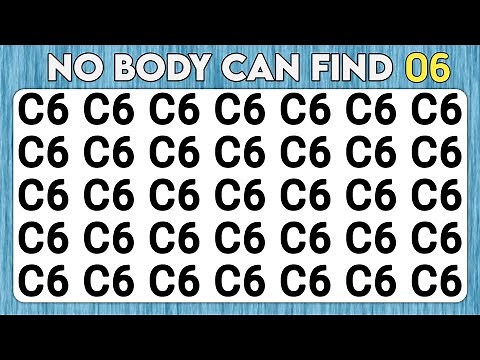 Test your eyes - Number and Letter Puzzle Edition | Observation Skills Vision