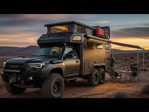 Title:FIRST LOOK: Toyota Stealth Overlander 6×6 – Toyota’s Boldest Off-Road Motorhome