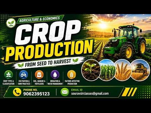 Crop Production Step-by-Step Explanation | Complete Farming Process & Methods #Agriculture #Farming