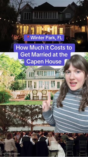 If you’re looking for a backyard wedding vibe (but you don’t have a backyard!) check out the Capen House! We’re sharing their pricing and what to expect ✅ Follow us for more venue price breakdowns across the state of Florida! And to view nearly 500 pricing PDFs like this one, head to tulletogether.com ✨ #weddingtok #bridetok #floridabride