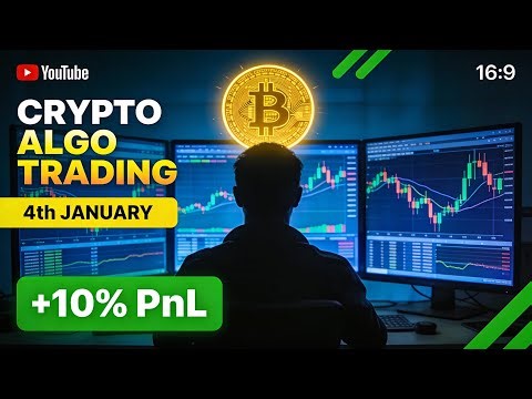 Crypto Algo Trading PnL | 4th January | Live BTC Strategy on AlgoTest | Indian Algo Trading | Hindi