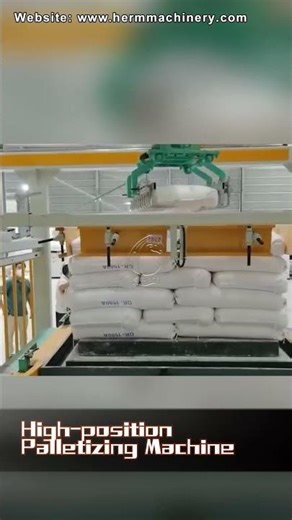 Turnkey Feed Palletizer Robot | Fully Automated Bag Stacking #roboticpalletizer