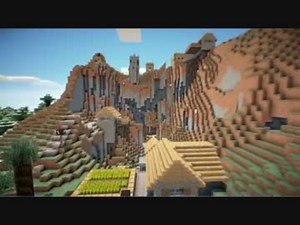【Minecraft】断崖絶壁の村を城塞都市にする part1【ゆっくり実況】