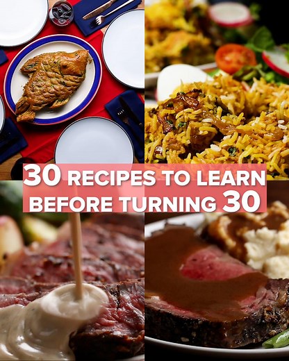 501K views · 460 reactions | Before you hit the big 3-0 give these recipes a try! See and shop the recipe: https://tasty.co/buy/pesto-salmon-puff-pastry | Tasty | Facebook