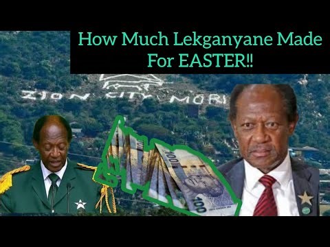 This is how much ZCC s Bishop Lekgane made at Moria for the Easter holidays, this is shocking