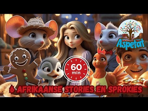 6 AFRIKAANSE STORIES | 60 Minute | 10 AFRIKAANS FAIRY TALES | Sprokies | Kinders | Slaaptyd |