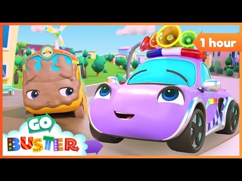 Buster and Scout Get Lost! 🗺️💨 | New Siren Adventure | Go Buster - Bus Cartoons & Kids Stories