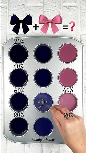 Navy Blue and Dusty Rose Color Palette | 6 Beautiful Shades #colormixing #colorconcept #colormix