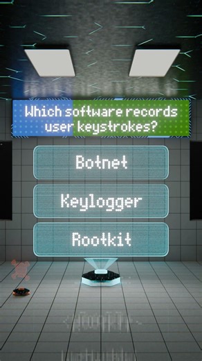 Which software records user keystrokes? ☠️