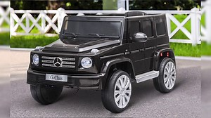 HOMCOM Mercedes-Benz G-Class Electric Ride-On Toy Car for Kids with Remote Control