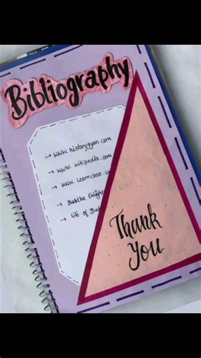 bibliography ideas for students #aesthetic #new #project subscribe for more details