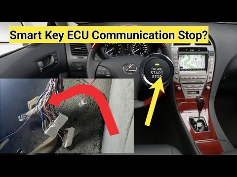 B2289 / B1207 / B1272 / B2281 / B2784 Toyota Lexus ES 350 / 2005 / 2008 IG Switch Smart Key Problem