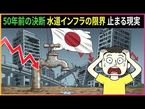 日本の崩壊寸前！日本の水道が止まる本当の理由は何？
