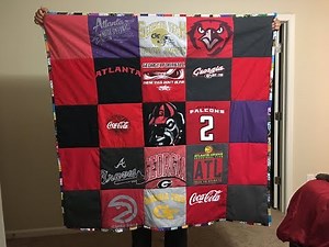 THE QUILTING MARINE - Binding and finishing the t-shirt quilt