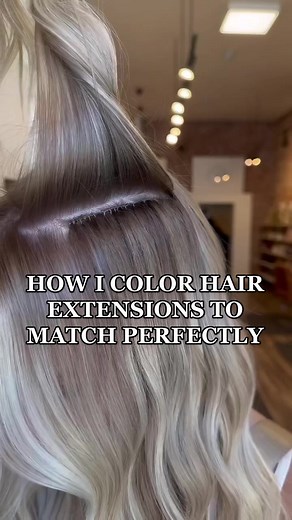 Coloring Hair Extensions: Perfect Match Guide