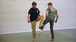 Vladimir Vasiliev demonstrates a dynamic balance exercise to develop kicks and leg work. Study from Vladimir at Systema HQ Toronto, at seminars and camps, and from over 40 instructional films. russianmartialart.com | Systema Vasiliev: Russian Martial Art