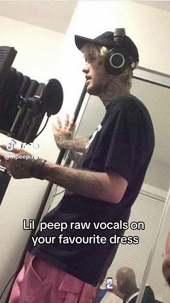 Lil Peep Raw Vocals on Your Favorite Dress | Castles, Hellboy