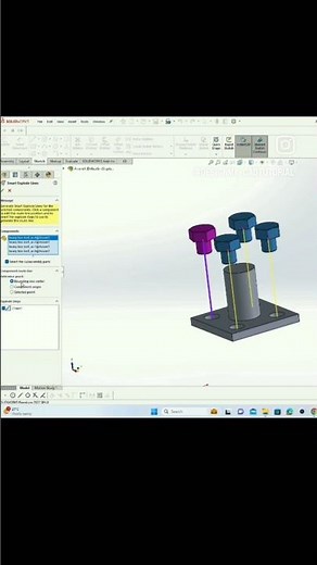 Exploded View in Solidworks #solidworkstutorial #shorts #cad