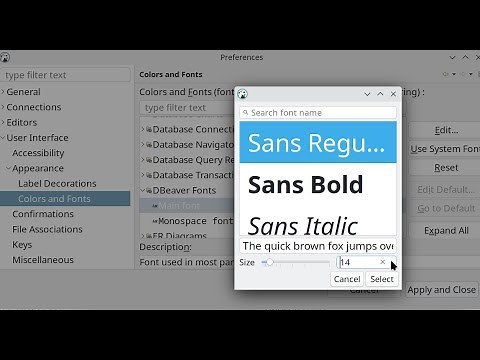 Change Main Font Size in DBeaver – Customize Your Database Tool’s UI!