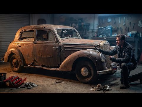 ASMR Car Restoration | 1950 Mercedes-Benz 170 S (EXTREME RUST) Full Rebuild