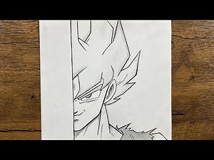 Easy Goku ssj drawing for beginners | How to draw Goku super saiyan 1 step-by-step