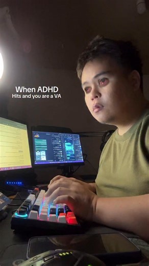 Wala nang natatapos na task kasi sinusumpong ng ADHD-ish #varookies #virtualassistantph #VACommunity #adhdawareness #freelancelife #remotework #padayun #multitasking | 𝐕𝐀 𝐑𝐎𝐎𝐊𝐈𝐄𝐒 𝐏𝐇