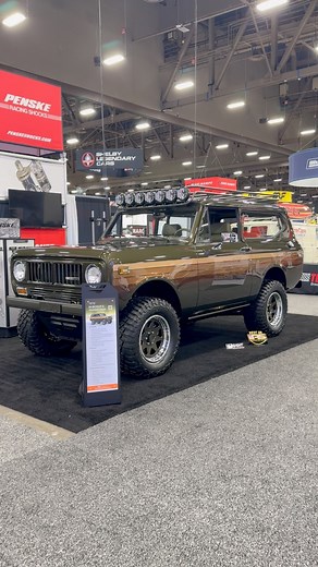 1973 International Scout Founders Series powered by a 6.2L LT1 and sitting on a Roadster Shop chassis at The 2025 SEMA Show #sickcarsandtrucks #fblifestyle #semashow | SICK Cars and Trucks
