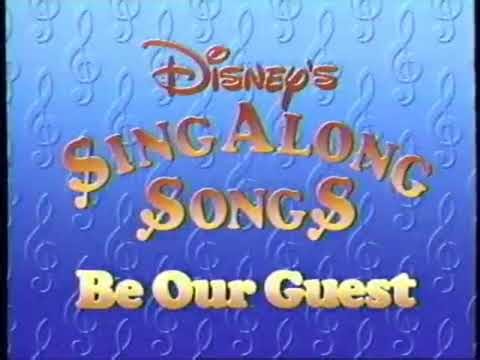 Opening & Closing To Disney's Sing Along Songs: Be Our Guest 1992 VHS