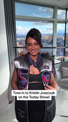 Kristin Juszczyk on the TODAY Show: Super Bowl Designs & Puffer Vest