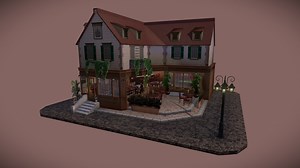 The Cafe - 3D model by Roberta Chang (@atrebor)