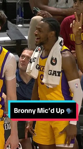 Bronny James Motivating Teammates | Mic'd Up Highlights