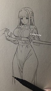 ✨️✏️ trying to draw this pose #reelsviralシ #tutorial️ #fypシ #drawing #doodle #anime | Ari artdrawing