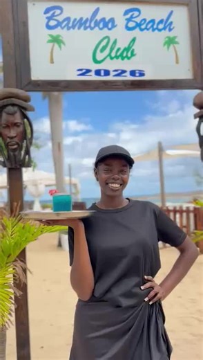#jamaica #beachivew #oceanvier #bamboobeachclub #jamaica cocktail 🍸