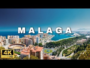 Malaga 4K - Droneview over Malaga in Spain | Relaxation Music
