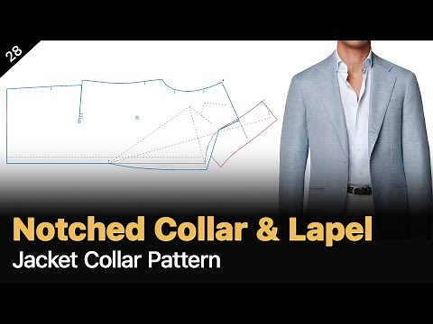 How to Draft the Perfect Notched Lapel & Collar for Jackets: Complete Guide