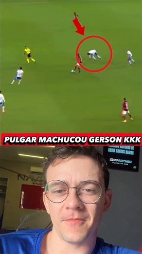 Pulgar hurt Gerson with the dribble #shorts #football #flamengo #cruzeiro