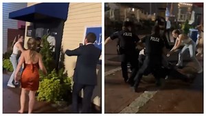 Woman Knocked Out Cold During Wild Wedding Party Brawl With Cops Hit With New Felony Charges