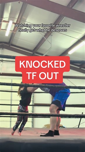 Wrestler Gets Knocked Out by Daughter