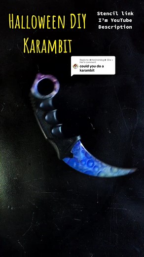 DIY Halloween Popsicle Karambit - Step-By-Step Tutorial