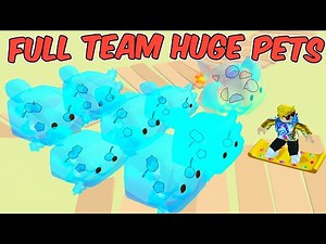 I Hatched Full Team of HUGE PETS in Pet Simulator X Overhauled!