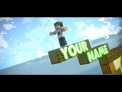 FREE Epic Minecraft Blender Intro Template #212 + FULL Tutorial