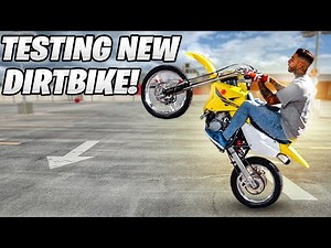 TESTING MY NEW 2 STROKE DITBIKE FOR THE FIRST TIME ! | BRAAP VLOGS
