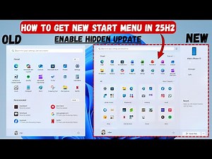 How To Enable New Start Menu, New Taskbar in Windows 11 25H2 | New features and Hidden Changes