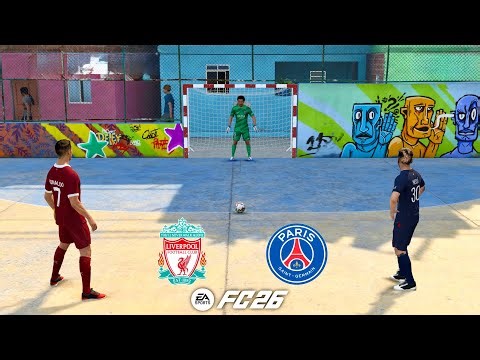 FC 26 Volta Football | Ronaldo Messi Neymar Mbappe Haaland Vinicius | Liverpool vs PSG - PS5