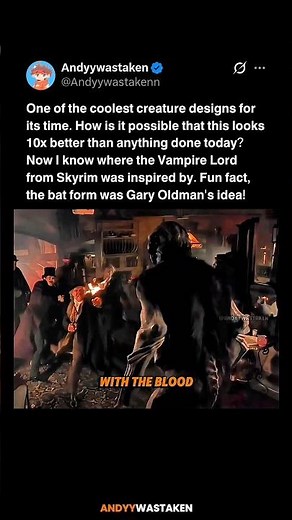 In Bram Stoker's Dracula (1992), Gary Oldman Helped Create One Of The Best Vampire Designs Ever