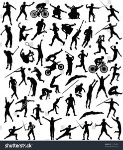 50 High Quality Sport Silhouette Vector Stock Vector (Royalty Free) 17974060 | Shutterstock