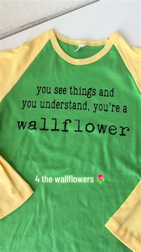 time to rewatch perks 🥹 #perksofbeingawallflower #movies #film #wallflower #screenprinting